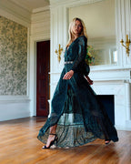 Classic Silhouette Sheer Dress