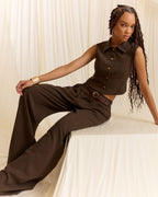 Refined Buckle-Detailed Blazer