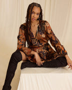 Silk Luxury Bohemian Elegance Dress