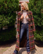 Commuter Plaid-Leather Jacket