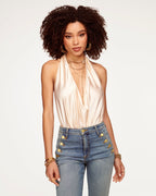 Seasonal Silky Halter Top