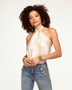 Seasonal Silky Halter Top