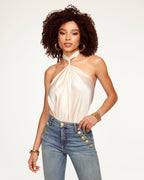 Seasonal Silky Halter Top