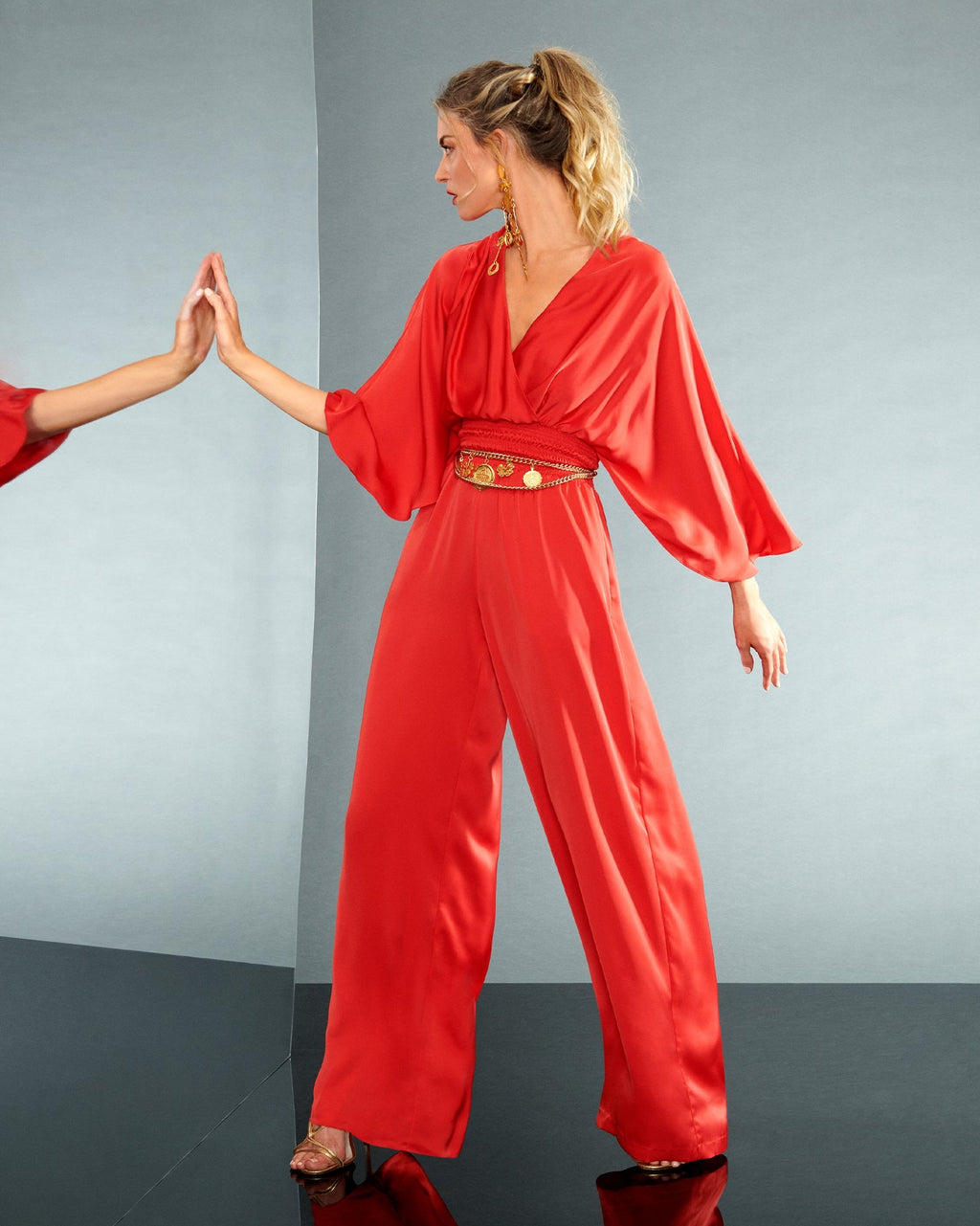 Sweeping Length Fashion Jumpsuit