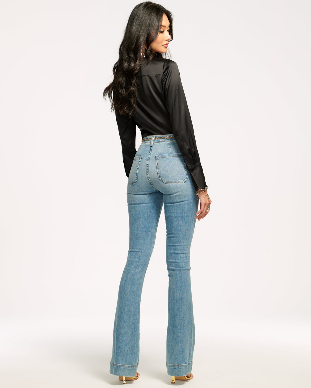 Vintage Wide Leg Jean with Patch Pockets