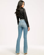 Vintage Wide Leg Jean with Patch Pockets