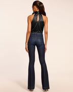 Retro Disco Stretch Flare Jeans