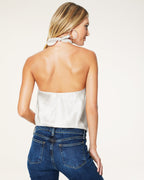 Seasonal Silky Halter Top