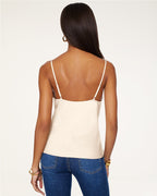Copper Adjustable Straps Satin Top