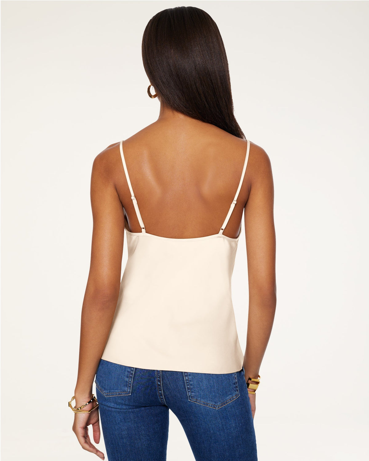 Copper Adjustable Straps Satin Top