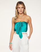 Seasonal Silky Halter Top