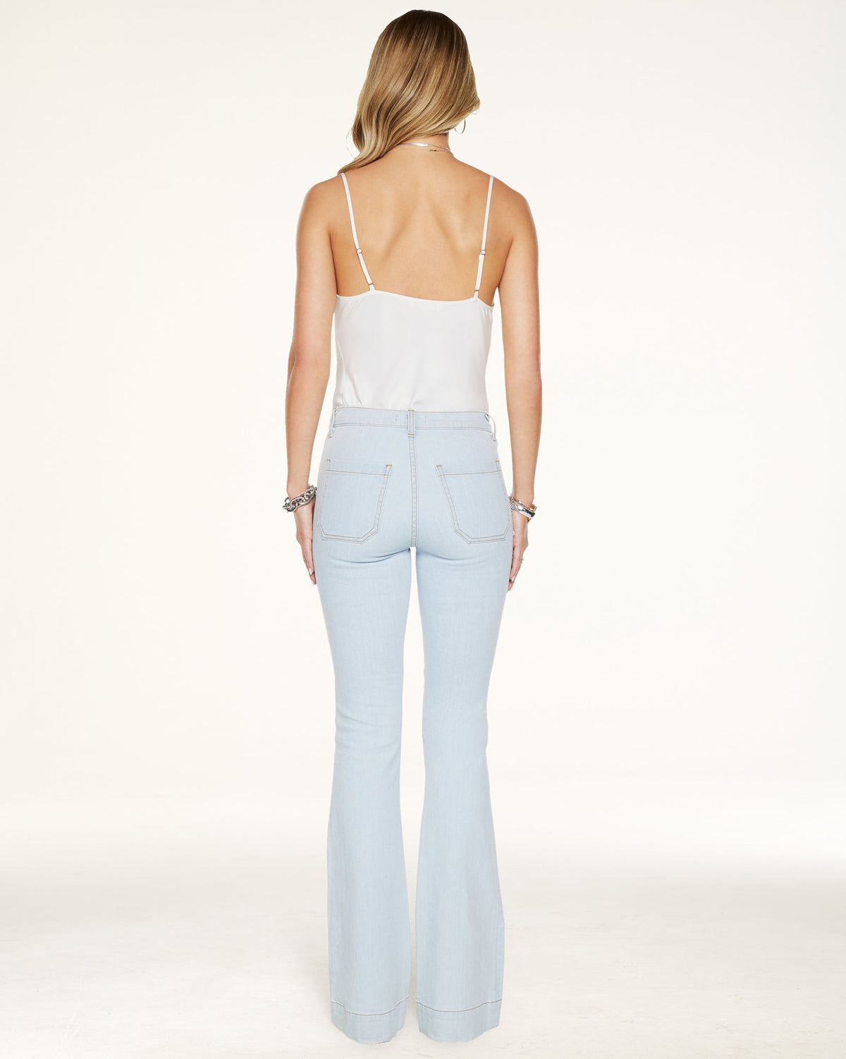 Stretchy Square Pocket Jeans