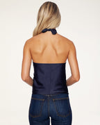 Seasonal Silky Halter Top