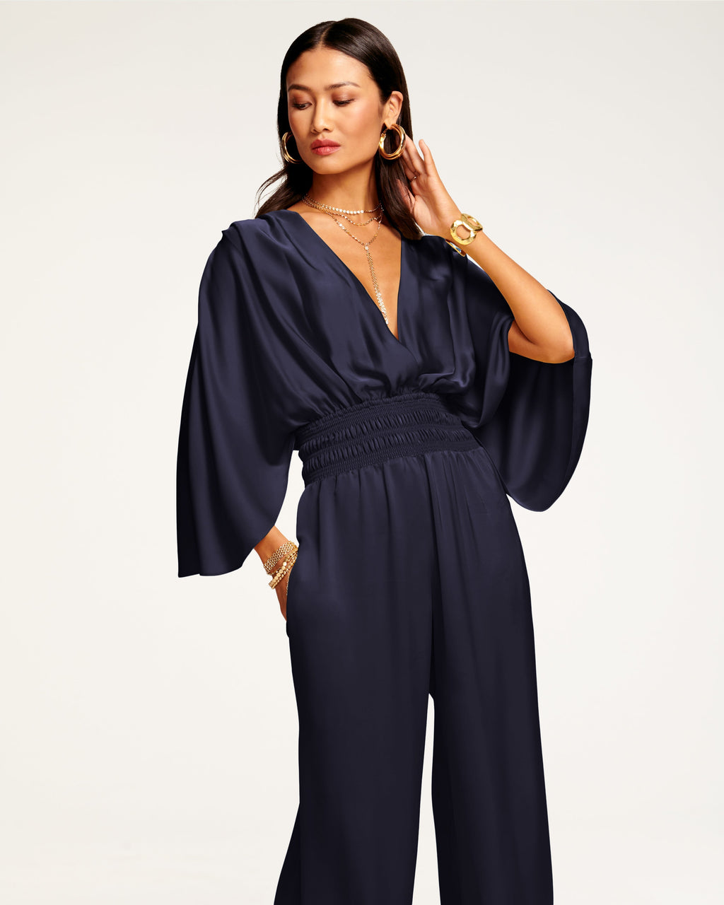 Sweeping Length Fashion Jumpsuit