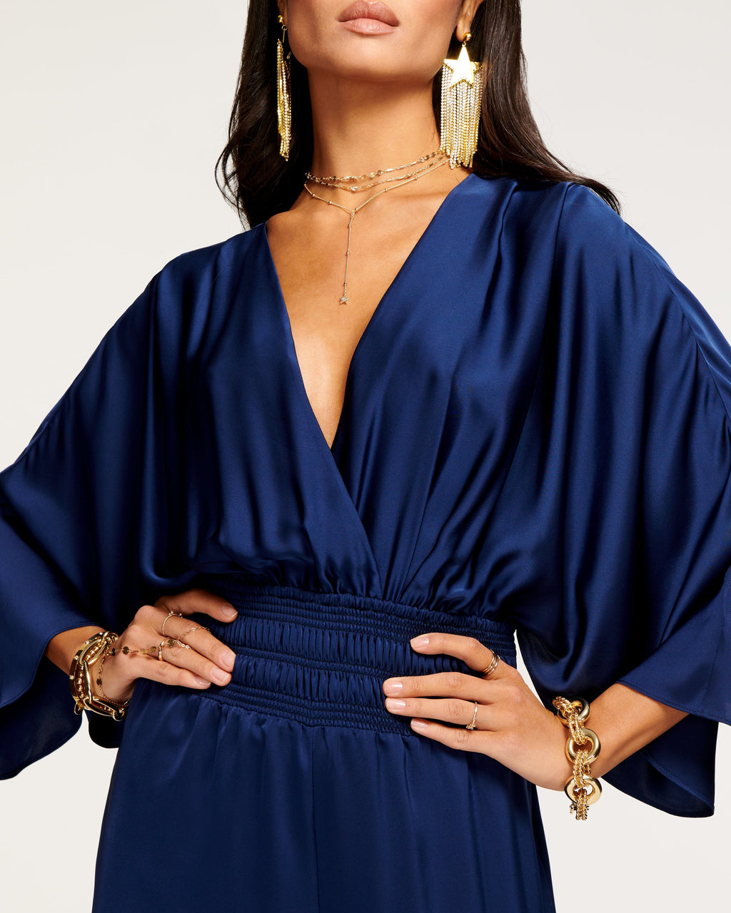 Sweeping Length Fashion Jumpsuit