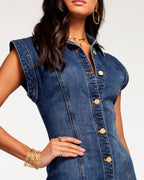 Versatile Denim Mini Dress