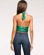Seasonal Silky Halter Top