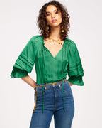 ‌Countless Ways to Style Bohemian Tiered Sleeve Top