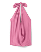 Seasonal Silky Halter Top