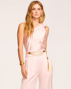 Seasonal Silky Halter Top