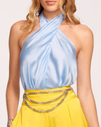 Seasonal Silky Halter Top
