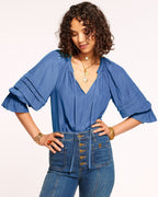 ‌Countless Ways to Style Bohemian Tiered Sleeve Top