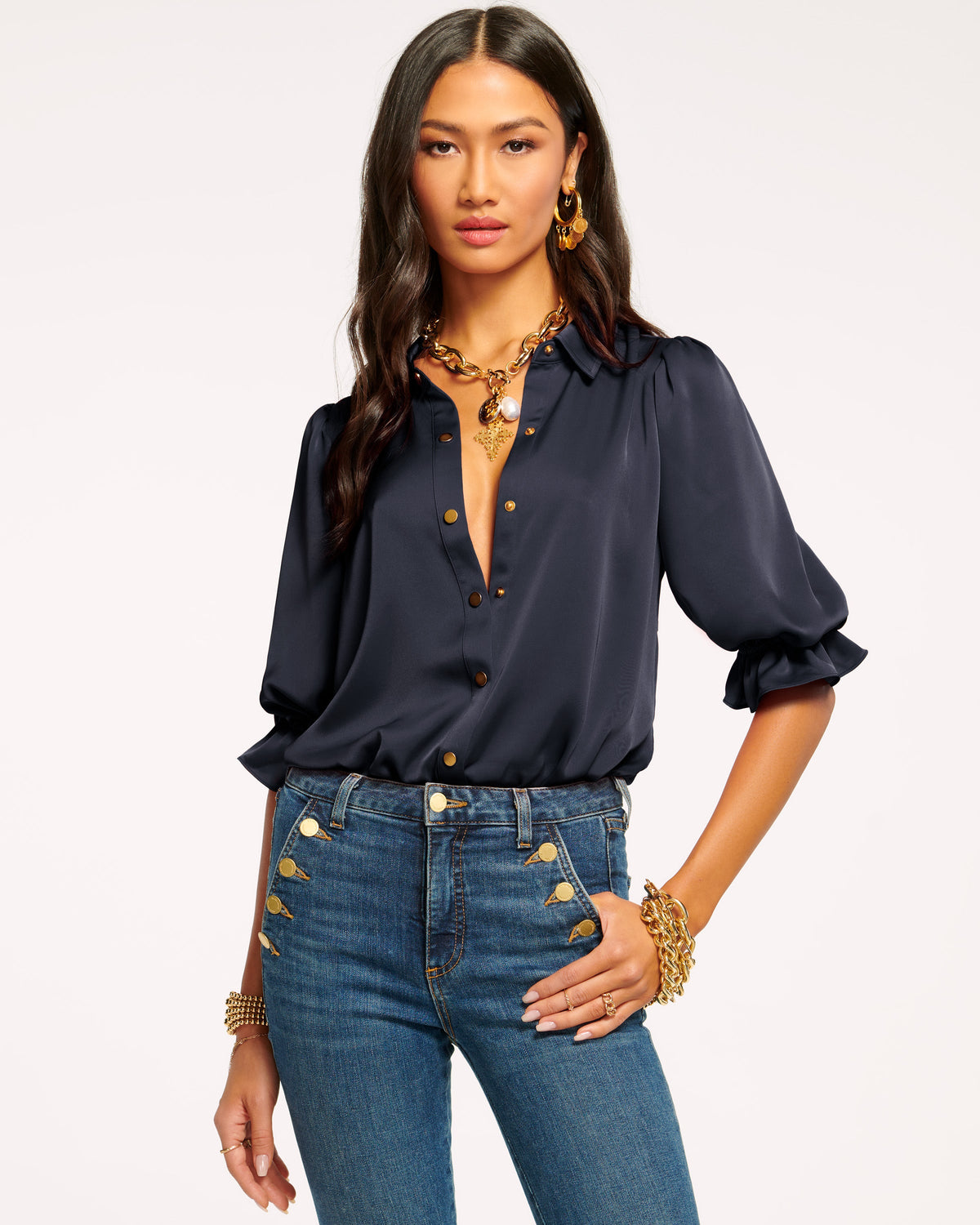 Modern High Collar Bodysuit