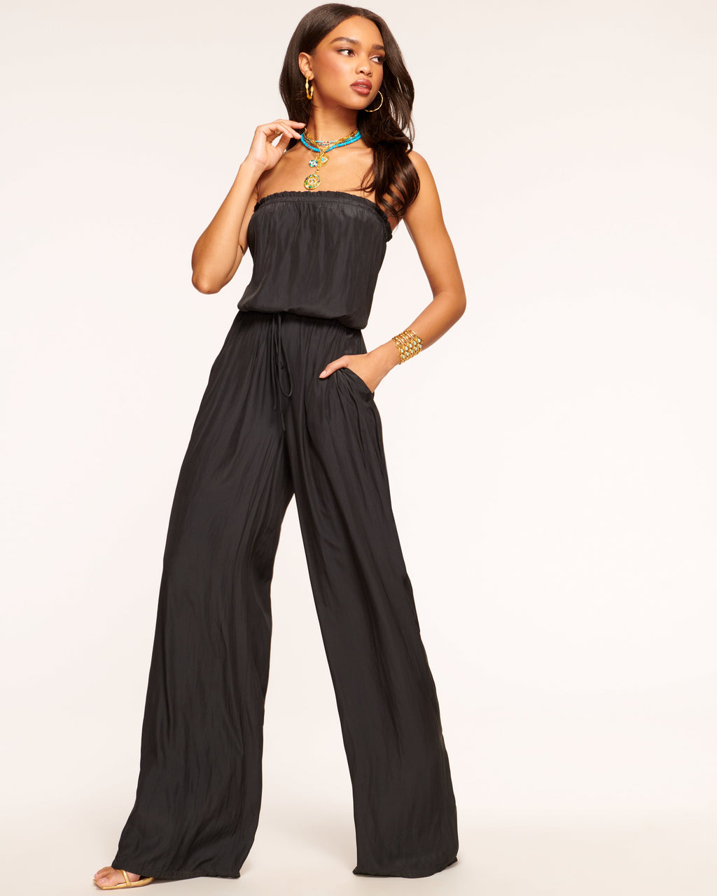 ‌Lightweight Adjustable Waist Jumpsuit