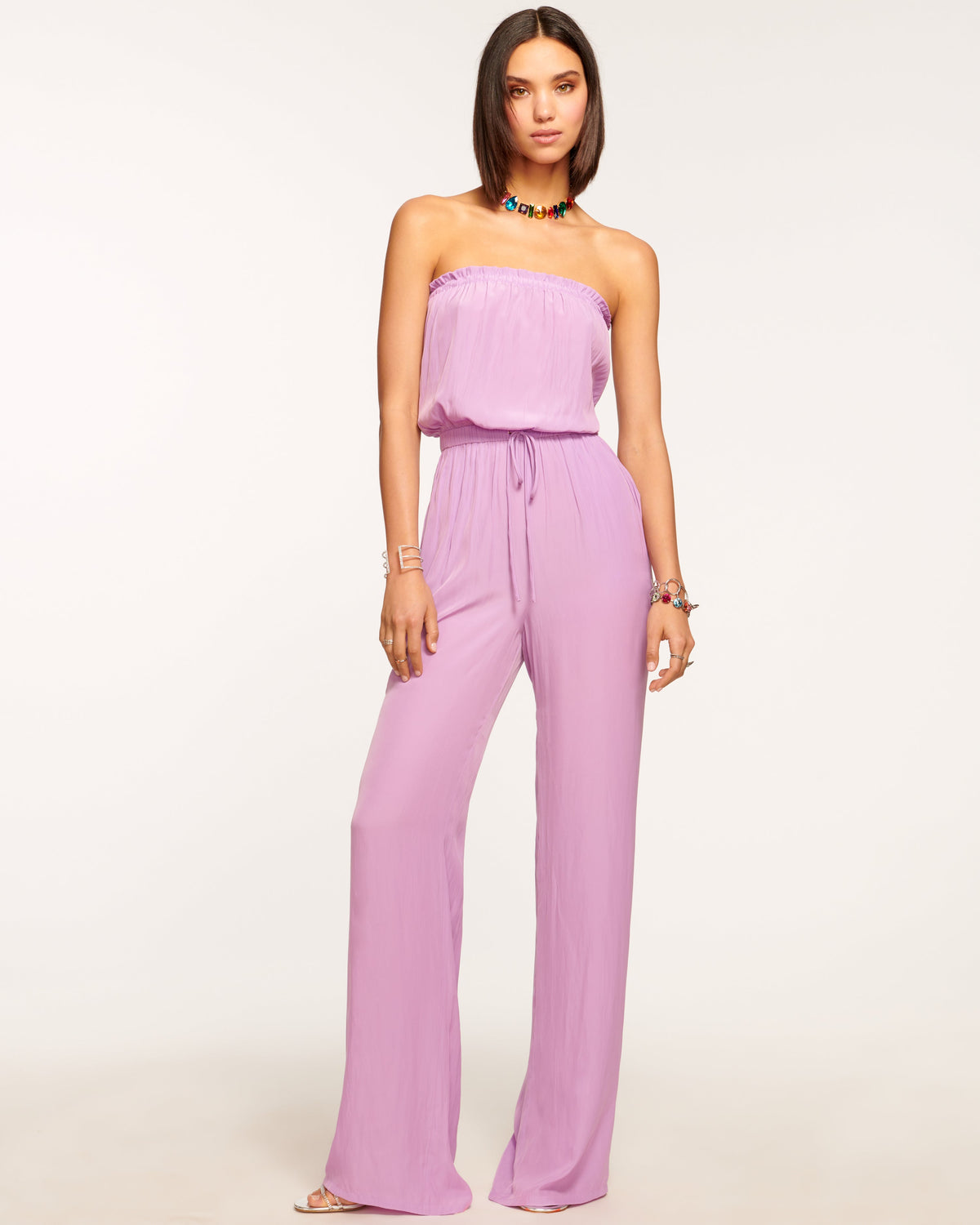 ‌Lightweight Adjustable Waist Jumpsuit