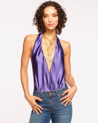 Seasonal Silky Halter Top