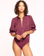 Modern High Collar Bodysuit