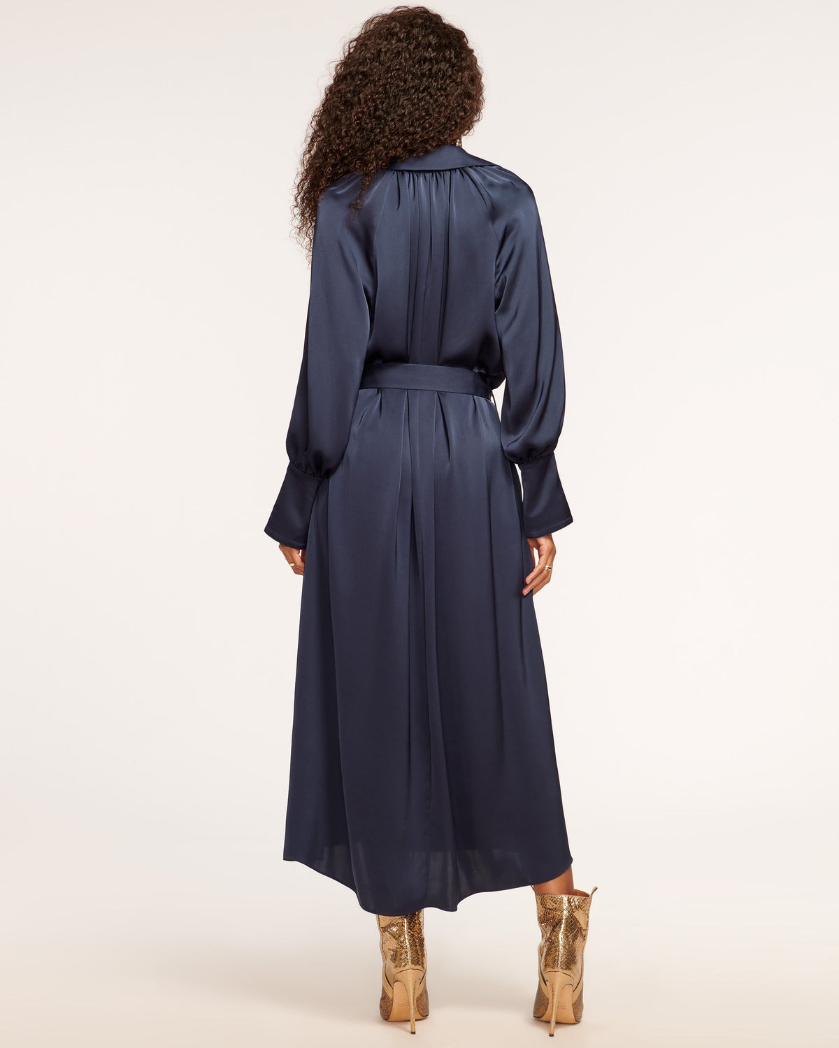 V-Neck Cinch Dress
