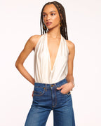 Seasonal Silky Halter Top