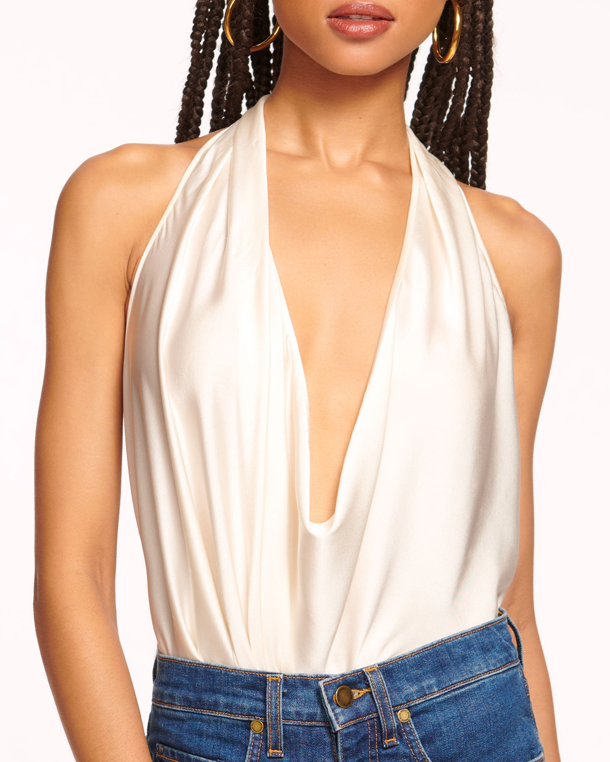 Seasonal Silky Halter Top