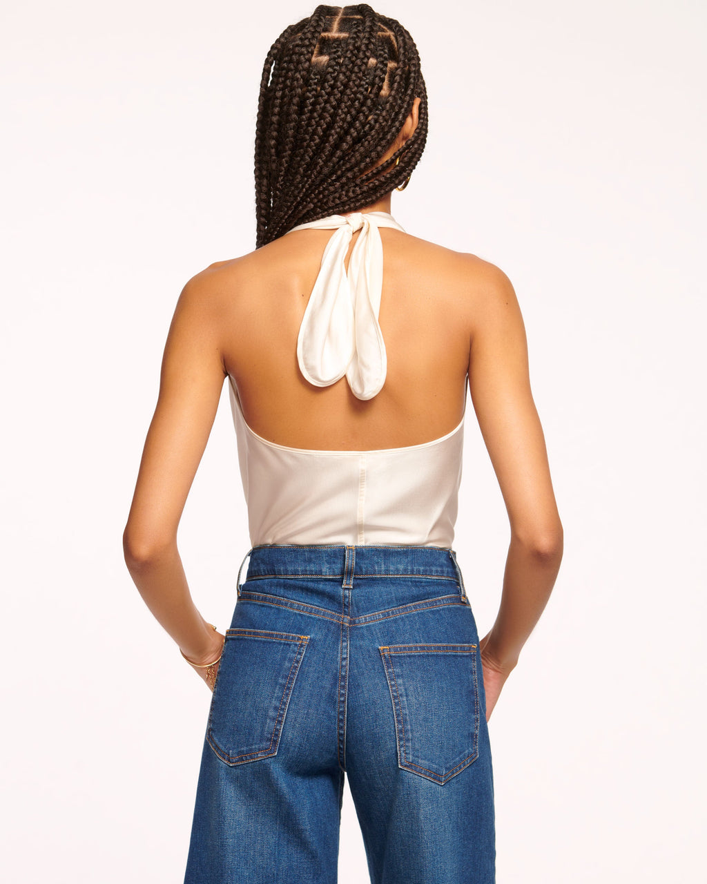 Seasonal Silky Halter Top