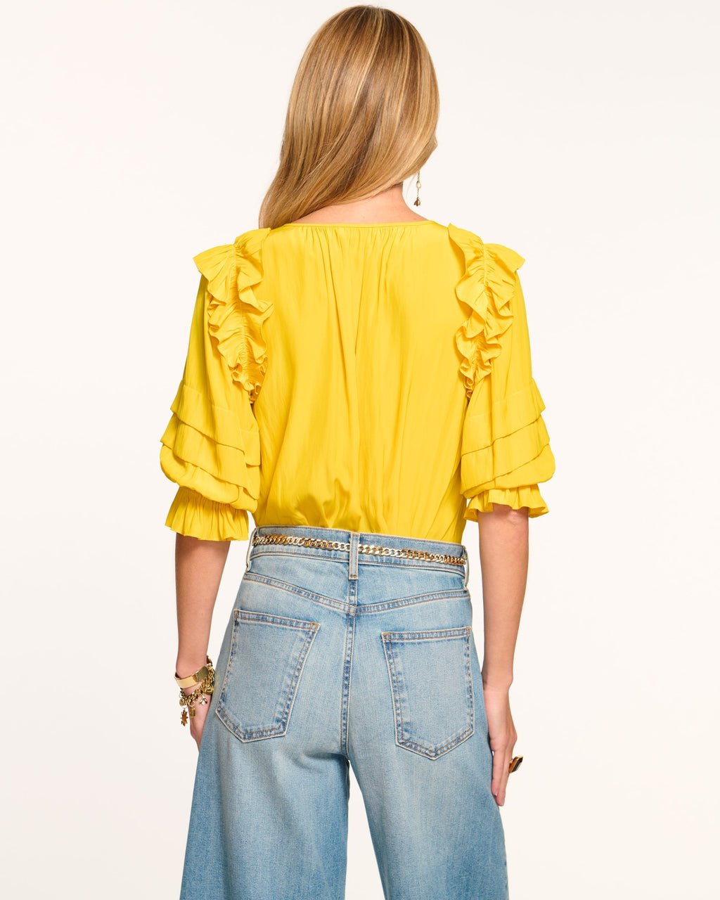 Feminine Drama Ruffle Blouse
