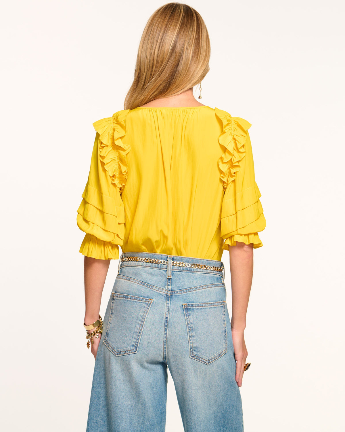 Feminine Drama Ruffle Blouse