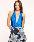 Seasonal Silky Halter Top