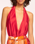 Seasonal Silky Halter Top
