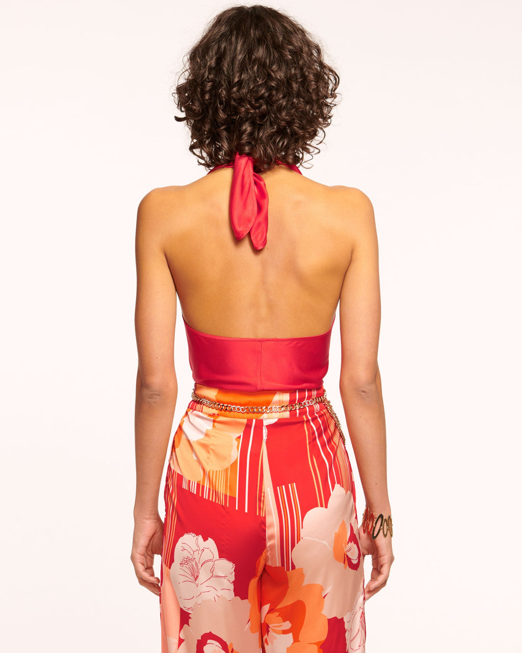 Seasonal Silky Halter Top
