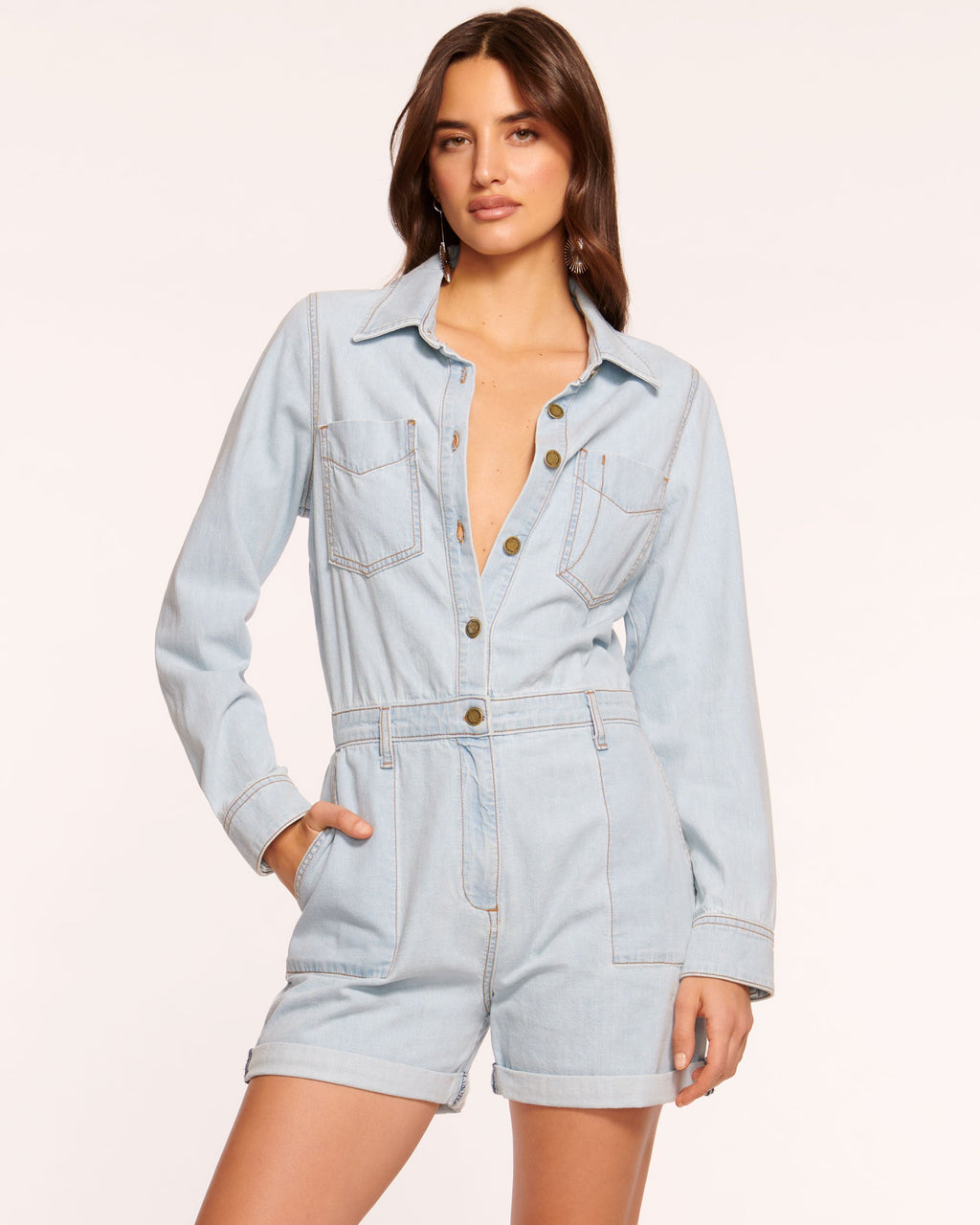 Versatile Long Sleeve Romper