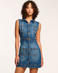 Daring Denim Short Skirt