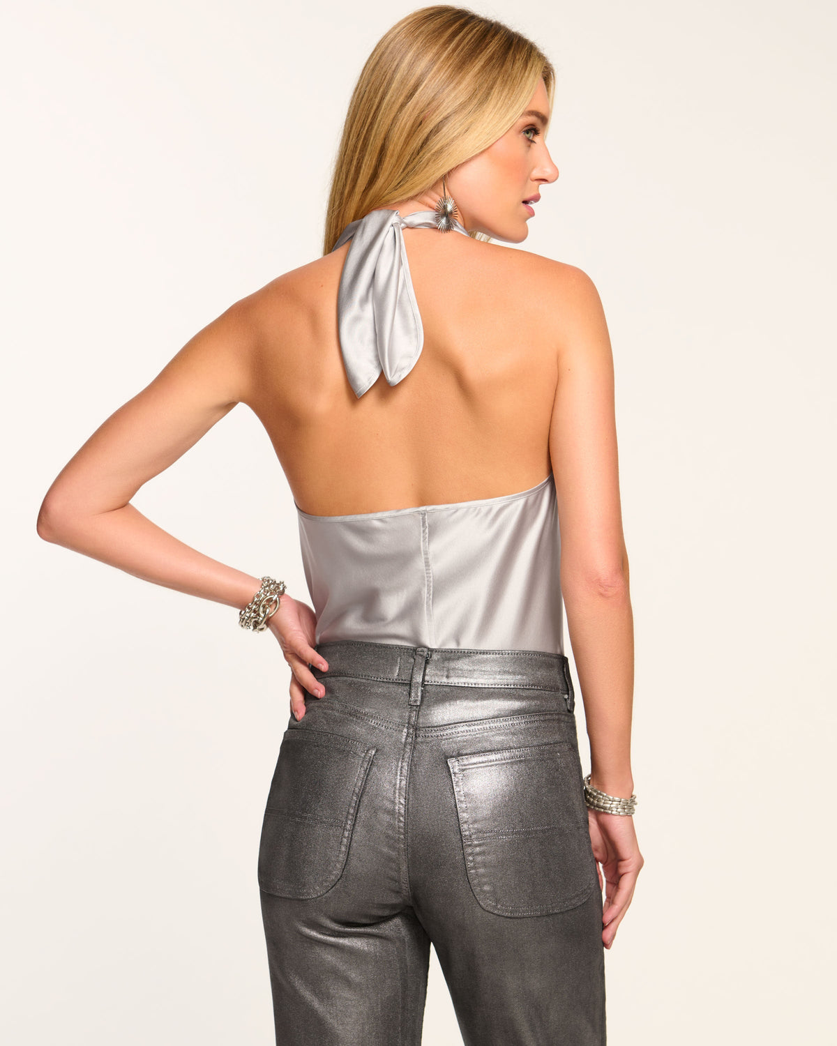 Seasonal Silky Halter Top
