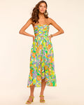 Elastic Back Smocked Sleeveless Dress