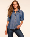 Lightweight Button-Down Weekend Top