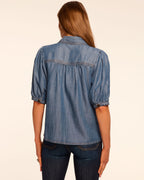Lightweight Button-Down Weekend Top