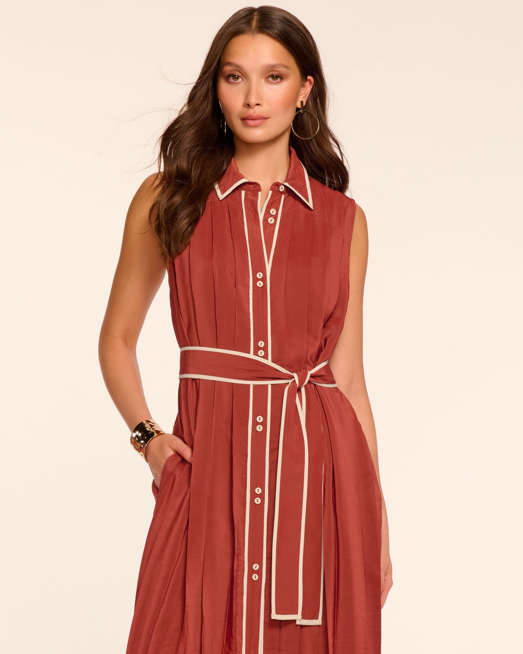 Modern Femme Pleat‌ Dress