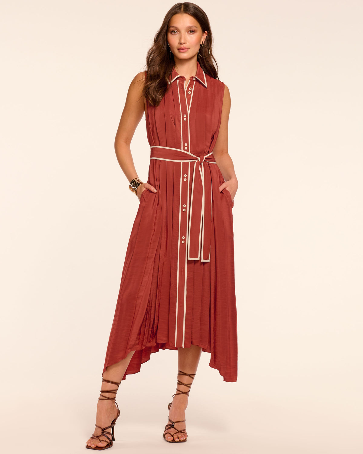 Modern Femme Pleat‌ Dress