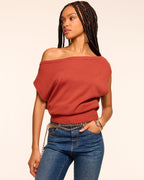 Versatile Ribbed Waist Wool Top
