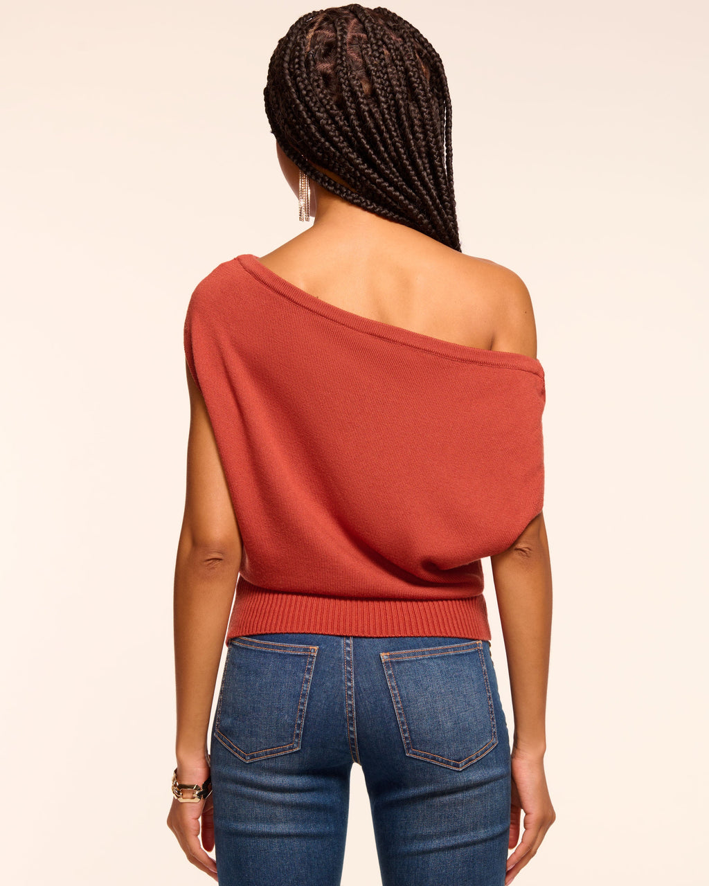 Versatile Ribbed Waist Wool Top